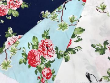 100% Cotton Stretch Active Printed Fabric