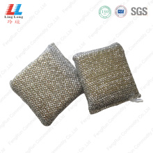 Cube style silver scouring sponge pad