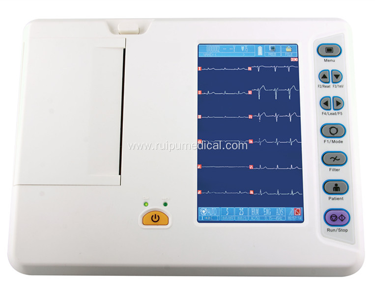 Digital 6 Channel ECG Machine Medical Electrocardiograph