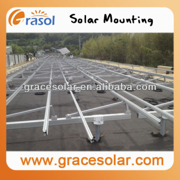 Aluminum solar mounting, ground solar mounting, pv solar mounting