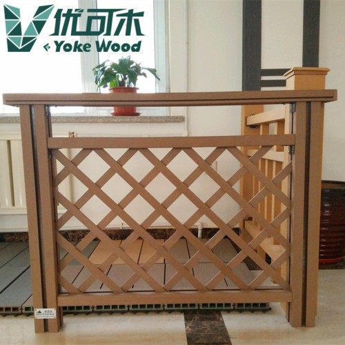 CE anti-aging WPC garden rail