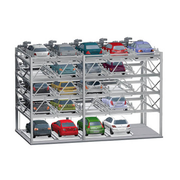 Vertical Multilevel Puzzle Parking Garage: Efficient Space Solutions for 3 to 8 Cars