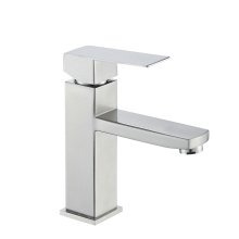 Brushed Nickel Single Hole Deck Mount Faucet with Water Tap Installation