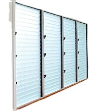 ALUFRONT High Quality Louver Blade Aluminum Window Shutters