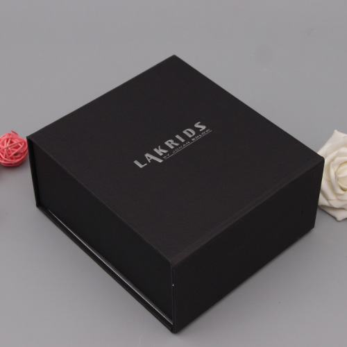 Niestandardowe logo Exposs Black Paper Magnet Solding Box