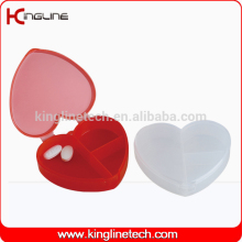 Plastic pill box with 3-cases (KL-9003)