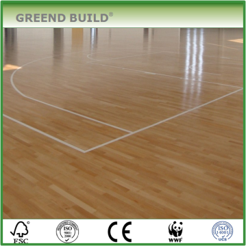 Canadian maple Hard wood basketball flooring