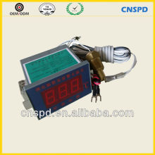 Microcomputer digital display temperature gage