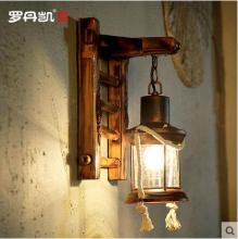 Pristine small wall lights retro handmade bamboo wall scone