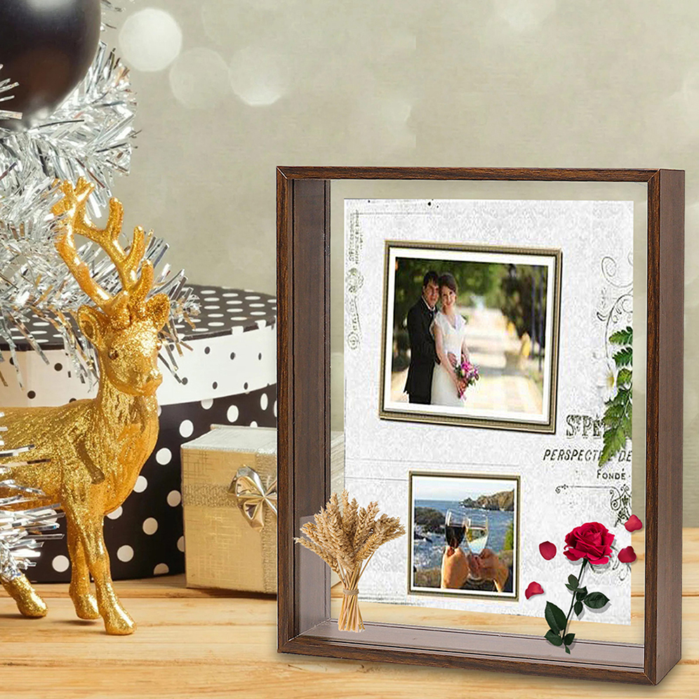 clear background diy shadow box