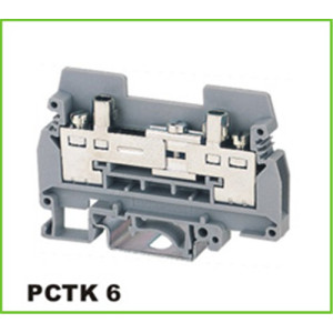 DIN Rail Phân phối công nghiệp Khối vít Thiết bị đầu cuối 6 mm2