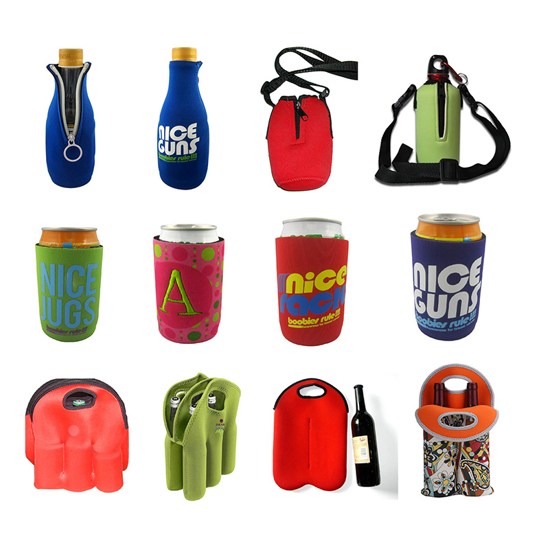 Cheap Bulk OEM Portable Tube Can Cooler Sublimation Blank Custom Beer Stubby Holder Neoprene