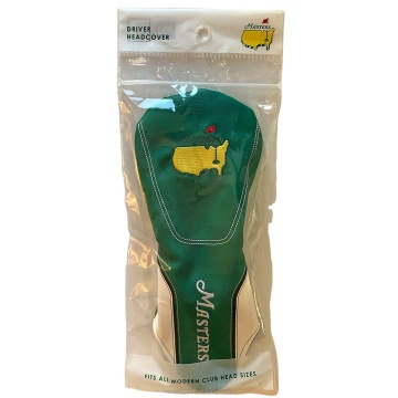 Factory Direct Masters Leather Golf Driver Cover for Augusta National Wood and Hybrid Clubs