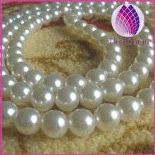 wholesale 8mm imitation pearls white plastic loose pearls