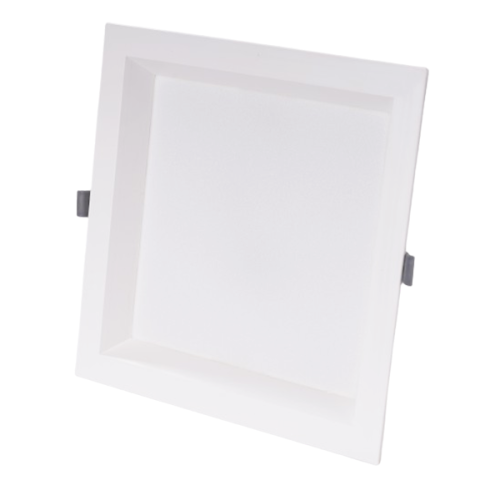 LED Plastik eingebrauchtes Anti-Blend-Quadrat-Downlight 24W