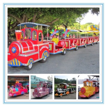Amusement Park Rides Electric Mini Tourist Train/Mall Train/Used Trackless Train For Sale