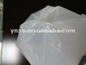 Star sealed clear plastic trash bag
