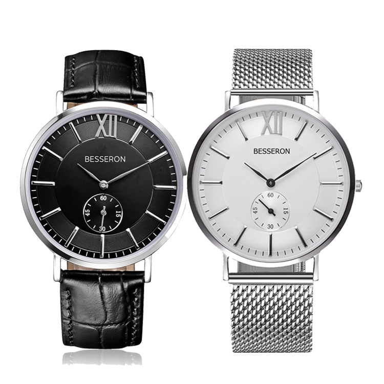 2021 watch quartz movement minimalistic wrist luxury brand black watches