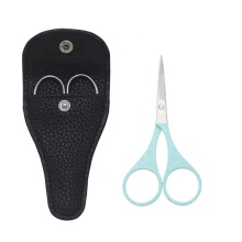 Professional Wholesales Manicure Beauty Scissors Trimmer with Leather Bag