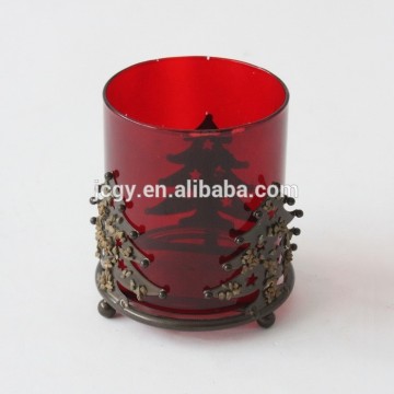 table christmas tree candle holder