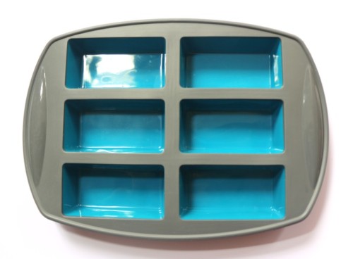 Silicone 6 Cavity Loaf Pan