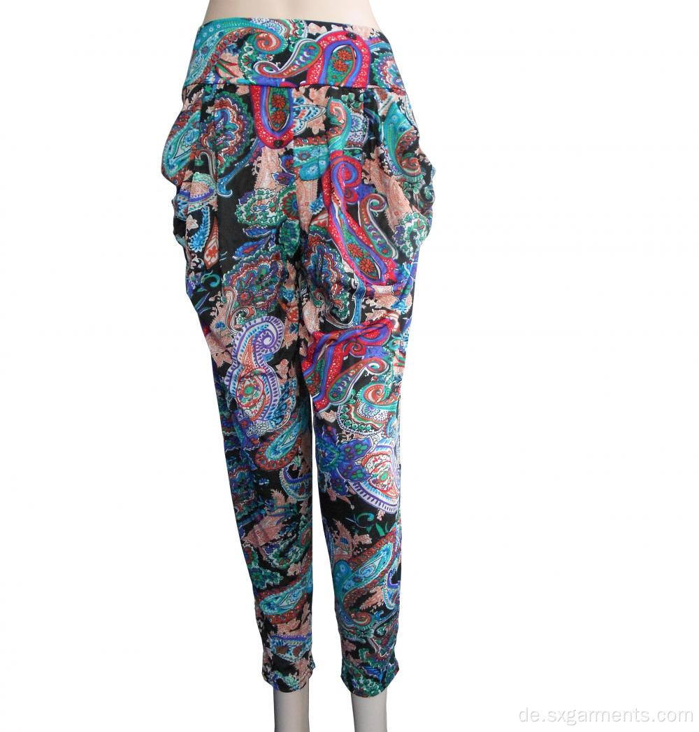 95% Polyester 5% Spandex Print Lady&#39;s Leggings