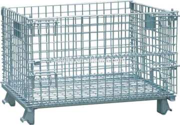 cheap foldable wire mesh container pallet cage Australia