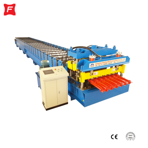 Arc Corrugated Glazed Tile Roll Forming Machine