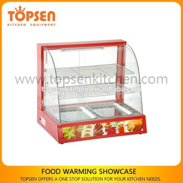 Fast Bakery Food Warm Machine/Curved Glass Keep Food Warm Machine