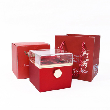 Wholesale Luxury Rose Flower Fashion Jewelry Boxes
