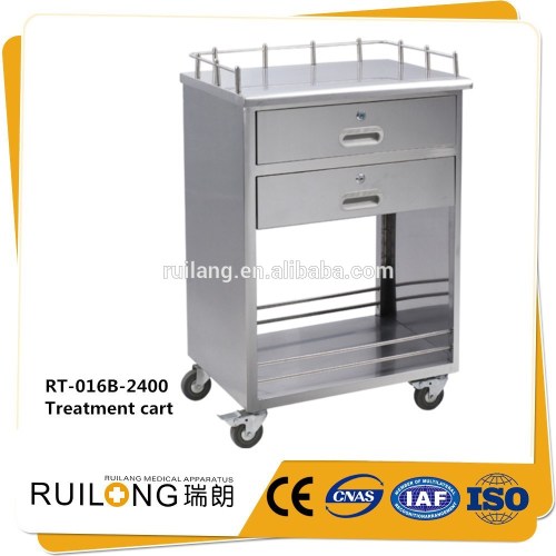 RT-016B-2400 Cheap Stainless Steel Drug Vehicles Hospital Delivery Cart