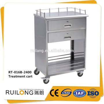 RT-016B-2400 Cheap Stainless Steel Drug Vehicles Hospital Delivery Cart