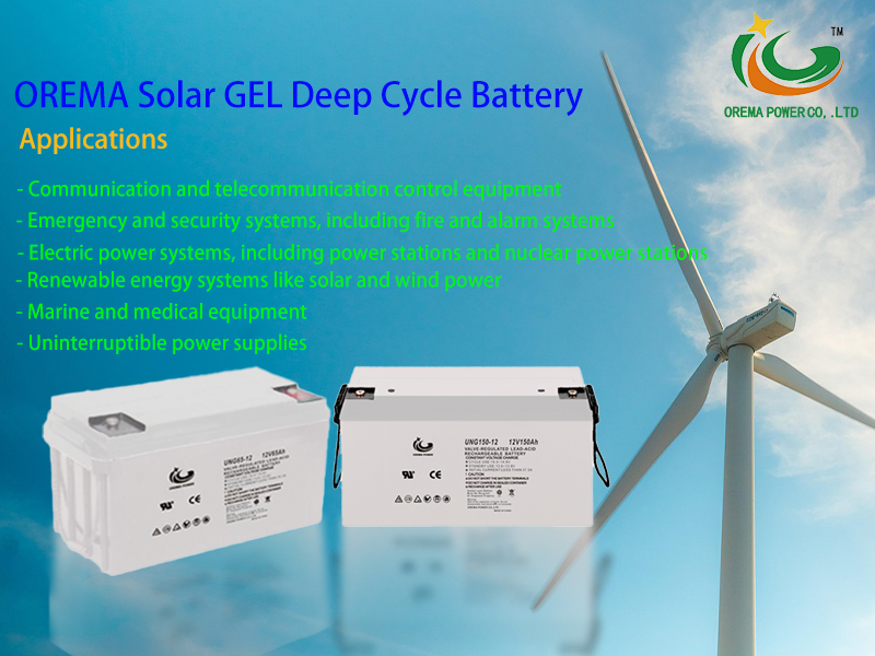 Solar GEL Deep Cycle Battery4545we v Solar GEL Deep Cycle Battery4545we v