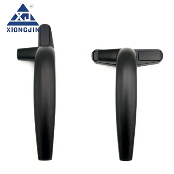 Casement Window Handle Black Pull Door Handle Zinc Alloy Door and Window Handles