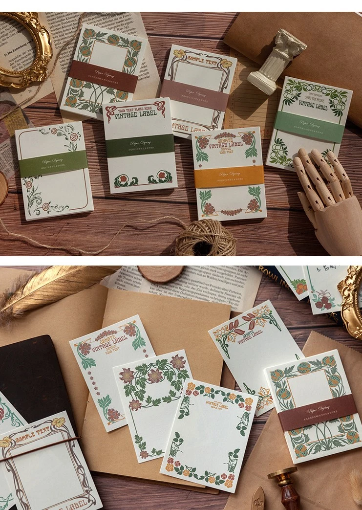 30PCS Per Set Retro Design Memo Paper