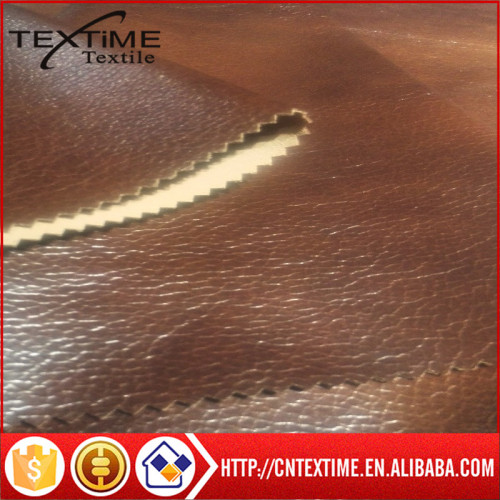 100%polyester fake leather fabric for sofa