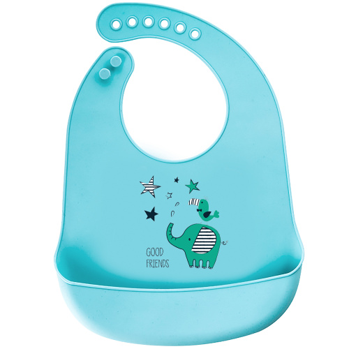 Wasserdichte, BPA-freie Slicone-Lätzchen für Babys