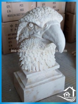 Cast stone eagle wall decor