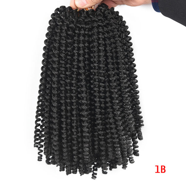 Wig industry with supply source spot wholesale spring twist can wear self-made African  Synthetic fiber hair