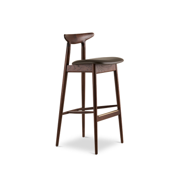 Indigo Wooden Bar Stool