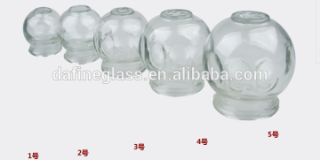 styles of clear cupping therapy glass jars bottles in china