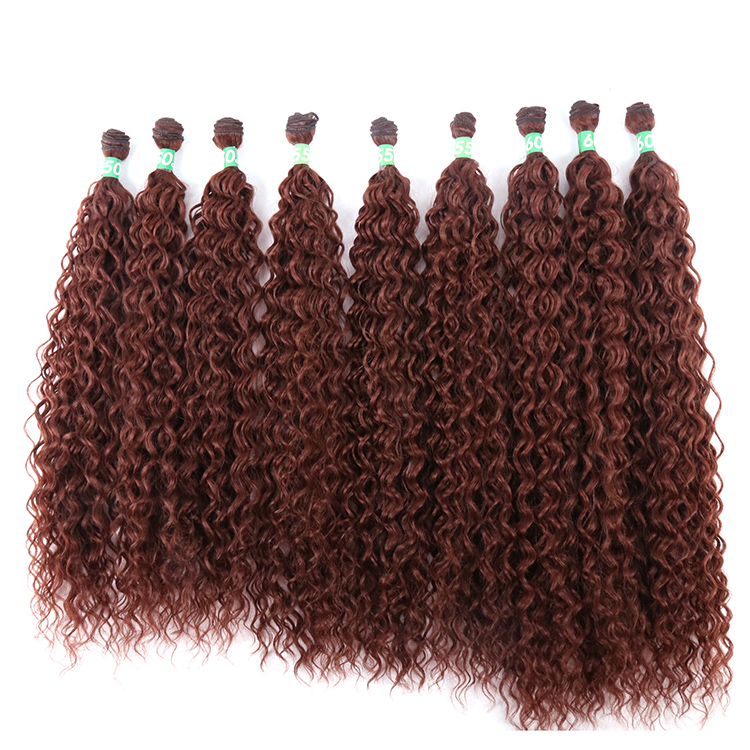 22 Inch Natural Smooth Protein Fiber 100% Synthetic Wave Italian Hair Extension