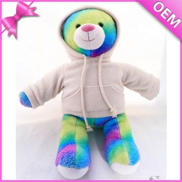 recordable teddy bear,unstuffed teddy bear skins,rainbow teddy bear