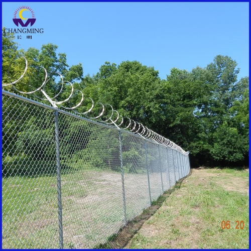 Galvaniserad Diamond Mesh Removable Chain Link Fence