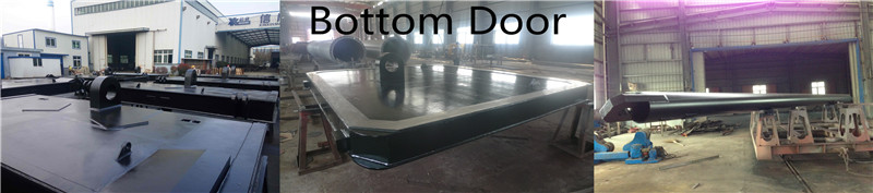 Steel dredge bottom doors