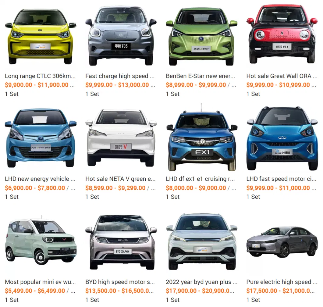 2022 Geely Yuancheng E5 E5l Pure Electric Van Car 39.9kwh Battery Energy Auto Minivan Electric Vehicle Car