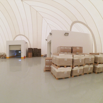 Durable Inflatable Air - Supported Warehouse for Storage