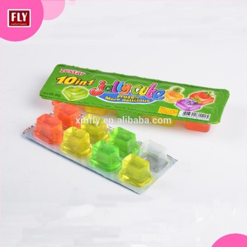 Mix Fruity Flavor Fruit Jelly Cube Fruit Jelly