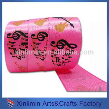 Customized wholesale satin ribbon with logo