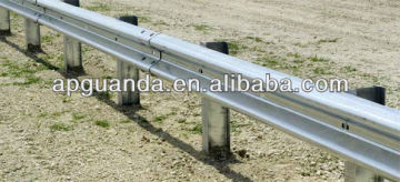 corrugated beam guardrail